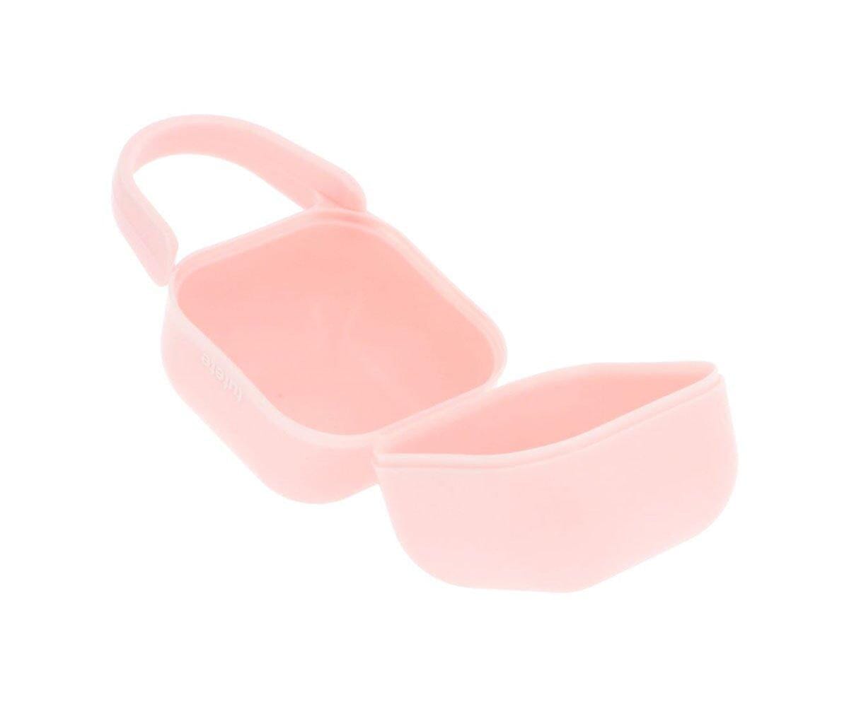 Caixa p/ guardar chuchas rosa giz case tutete