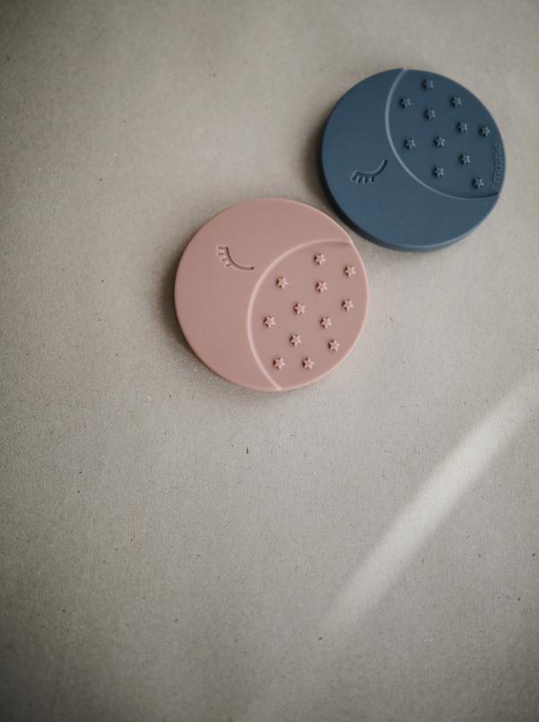 Teether moon iron mushie Teether mushie