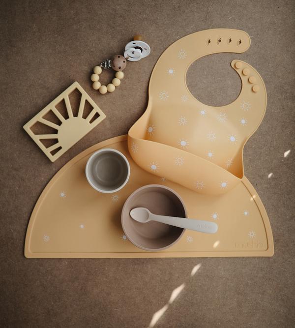 Teether sun shifting sand mushie Teether mushie