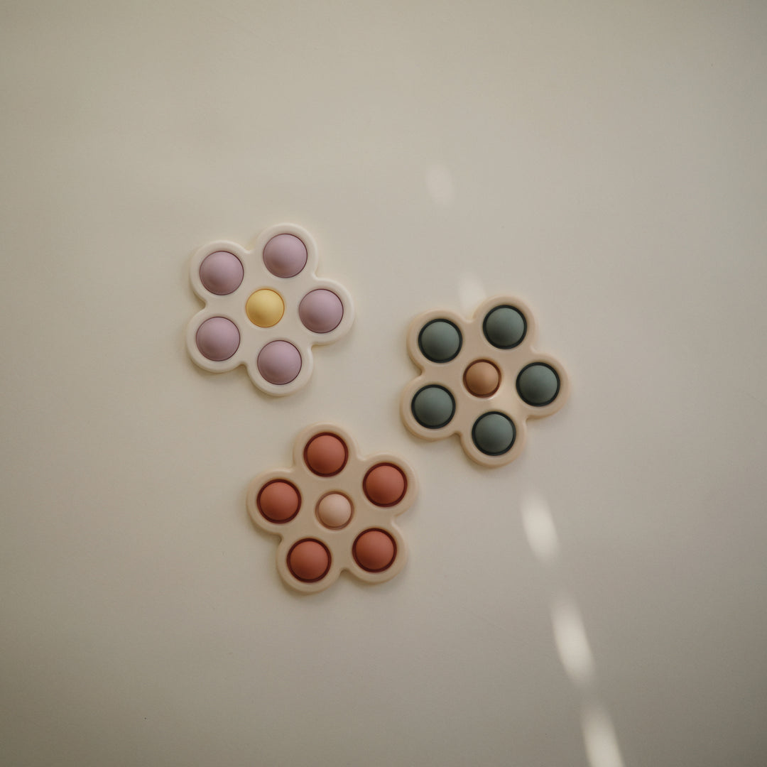 Flower press toy Rose/Blush/Shifting Sand mushie Toys mushie