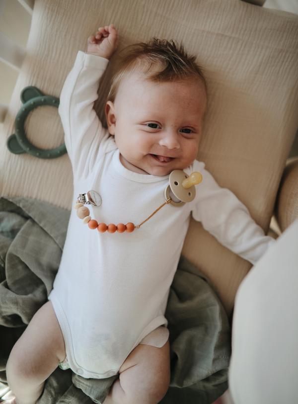 Teether bear natural mushie Teether mushie