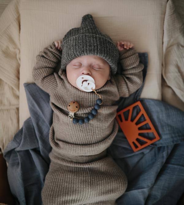 Teether sun shifting sand mushie Teether mushie