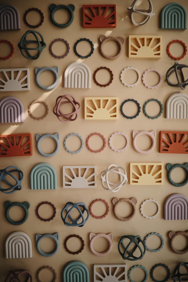 Teether bear natural mushie Teether mushie