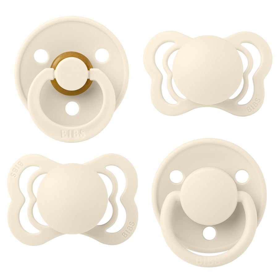 Try-it collection ivory BIBS pacifier Bibs