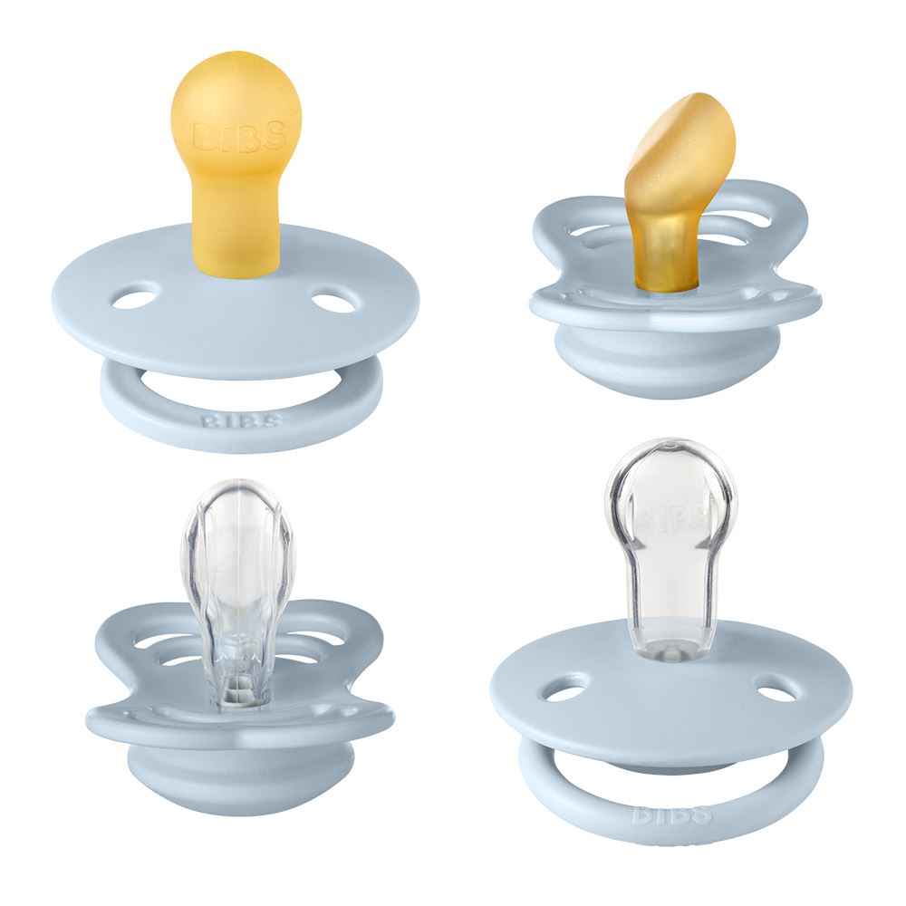 Try-it collection baby blue BIBS pacifier Bibs