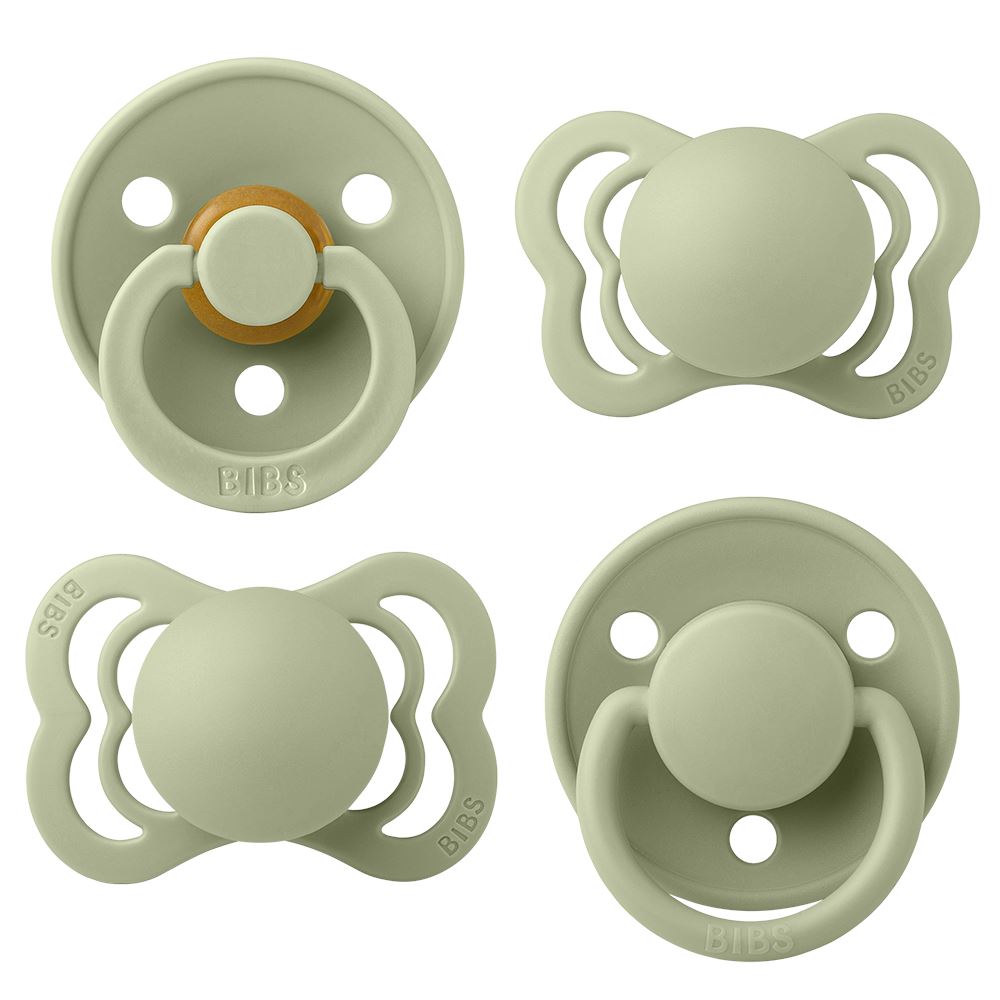 Try-it collection sage BIBS pacifier Bibs