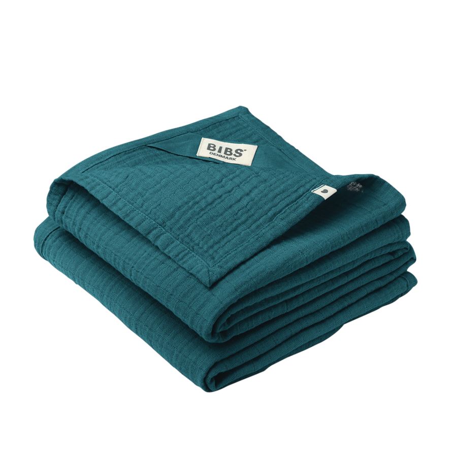 2-pack muslin cuddle cloth forest lake BIBS Muslin Bibs