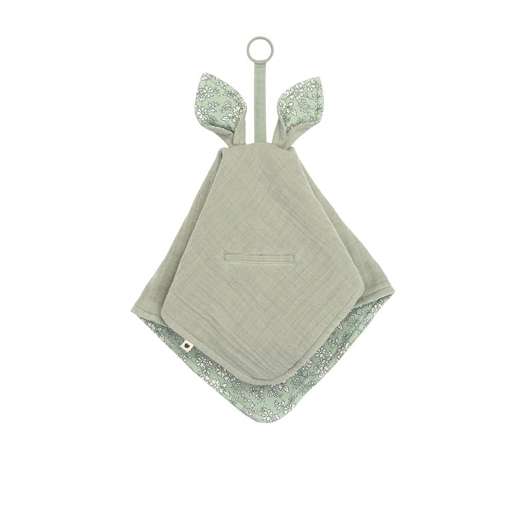 Doudou canguru BIBS X Liberty Capel sage Doudou Bibs