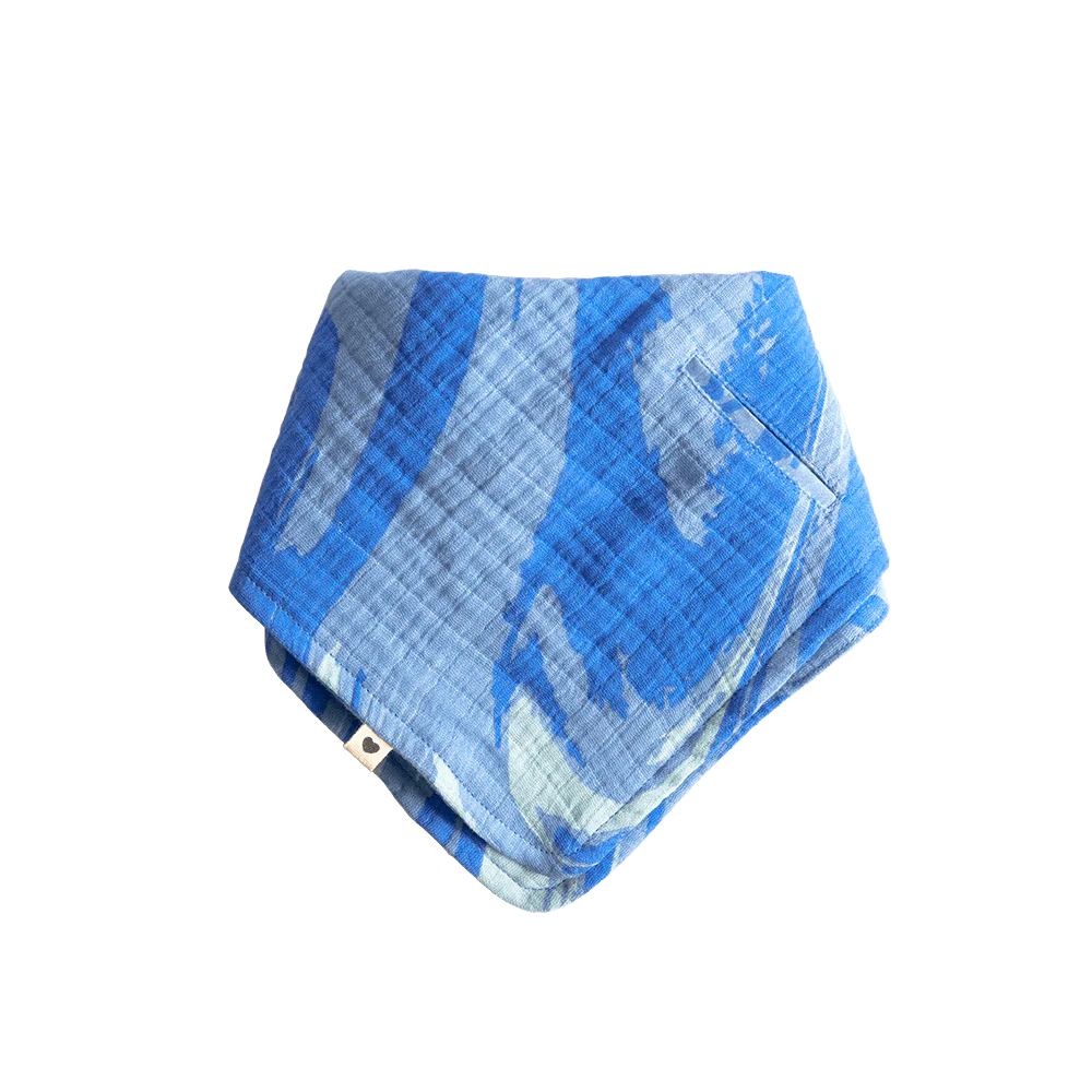 Babete bandana tie dye ocean BIBS