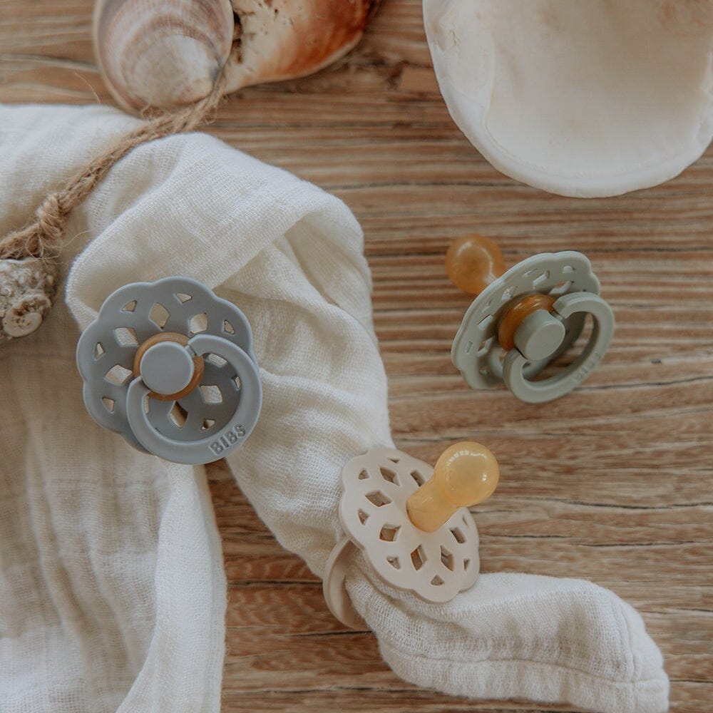 BIBS pacifier 2-pack Boheme ivory blossom Pacifier BIBS