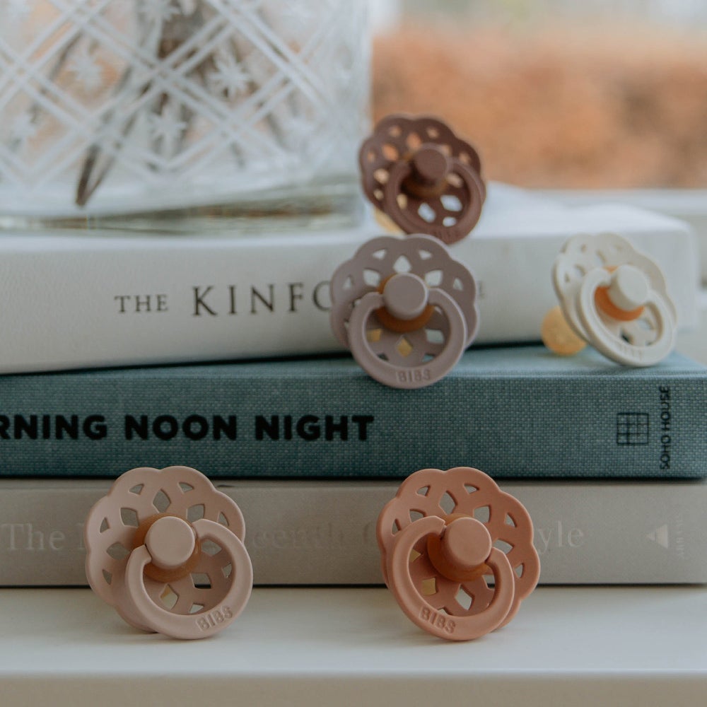 BIBS pacifier 2-pack Boheme woodchuck blush Pacifier BIBS