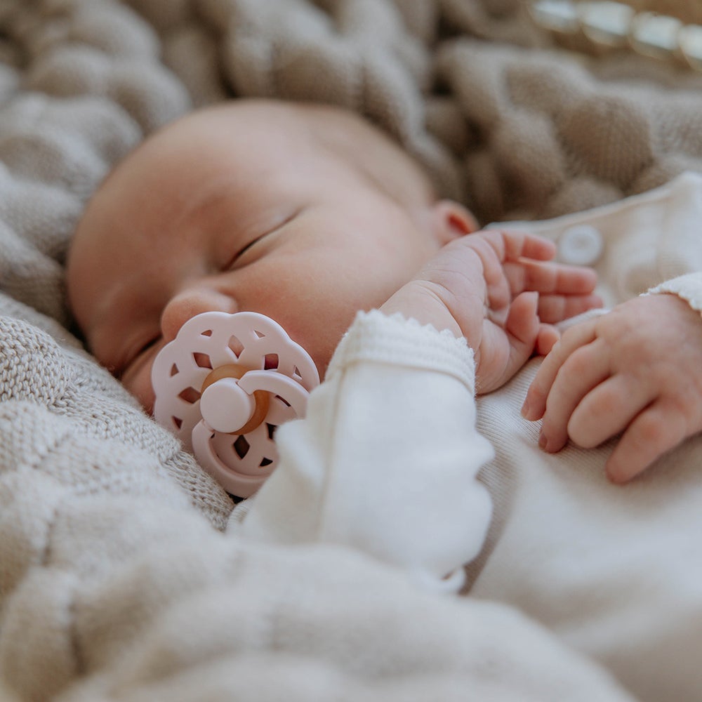 BIBS pacifier 2-pack Boheme Blossom/Dusky Lilac Pacifier BIBS