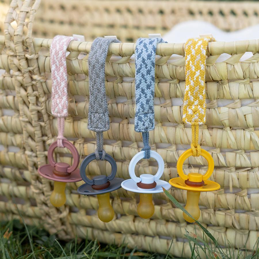 Prende-chucha petrol/baby blue BIBS pacifier clip Bibs