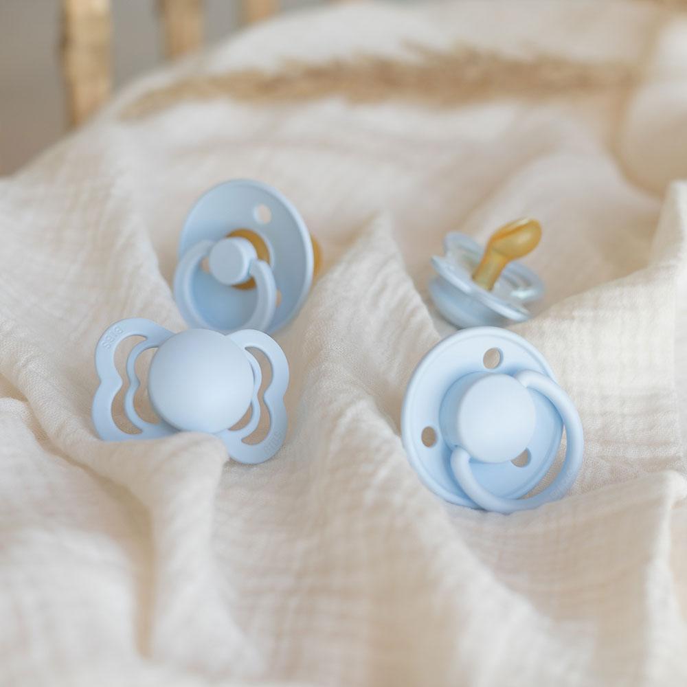 Try-it collection baby blue BIBS pacifier Bibs