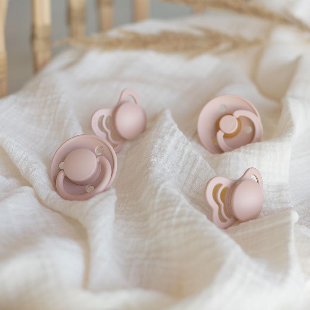 Try-it collection blush BIBS pacifier Bibs