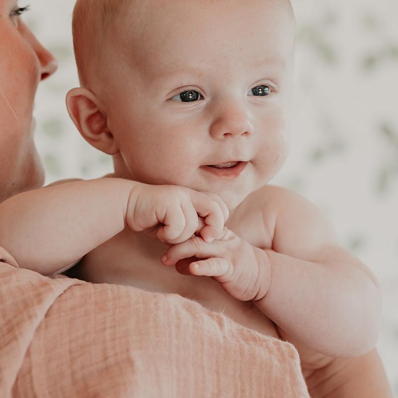 2-pack muslin cuddle cloth blush BIBS Muslin Bibs