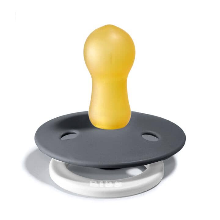 Chupetas BIBS Colour redonda NIGHT baby blue | iron pacifier BIBS