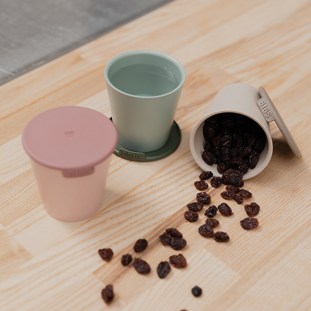 2 copos BIBS blush dinnerware BIBS