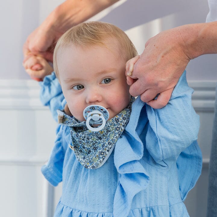 Babete bandana Cape Fossil Grey BIBS X Liberty Babete Bibs