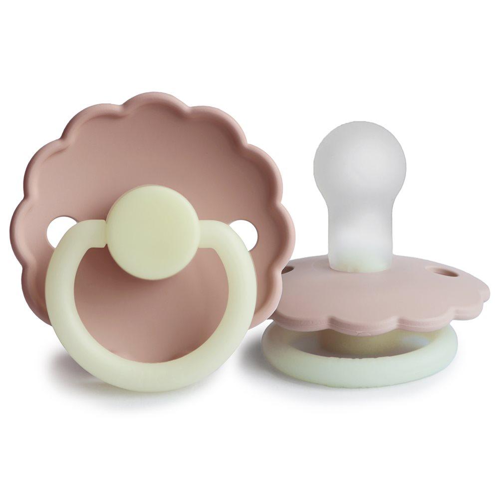 Chupeta redonda silicone NOITE daisy blush