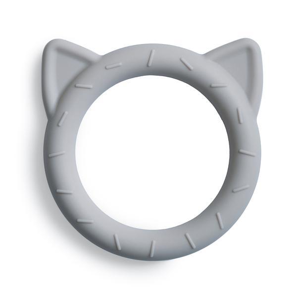 Teether cat stone mushie Teether mushie
