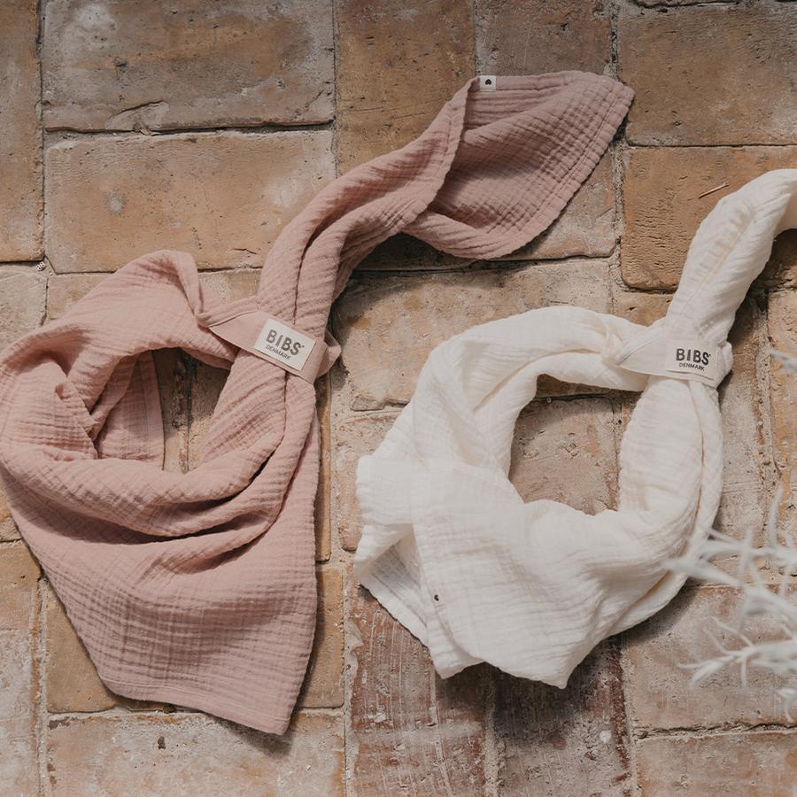 2-pack muslin cuddle cloth blush BIBS Muslin Bibs