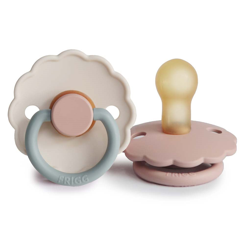 2-pack daisy pacifier blush/cotton candy FRIGG Pacifier FRIGG 0-6M