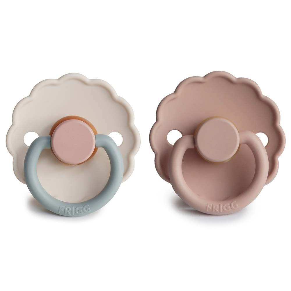 2-pack daisy pacifier blush/cotton candy FRIGG Pacifier FRIGG