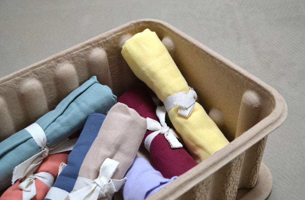 Muslin diaper pale banana Filibabba Muslin Filibabba