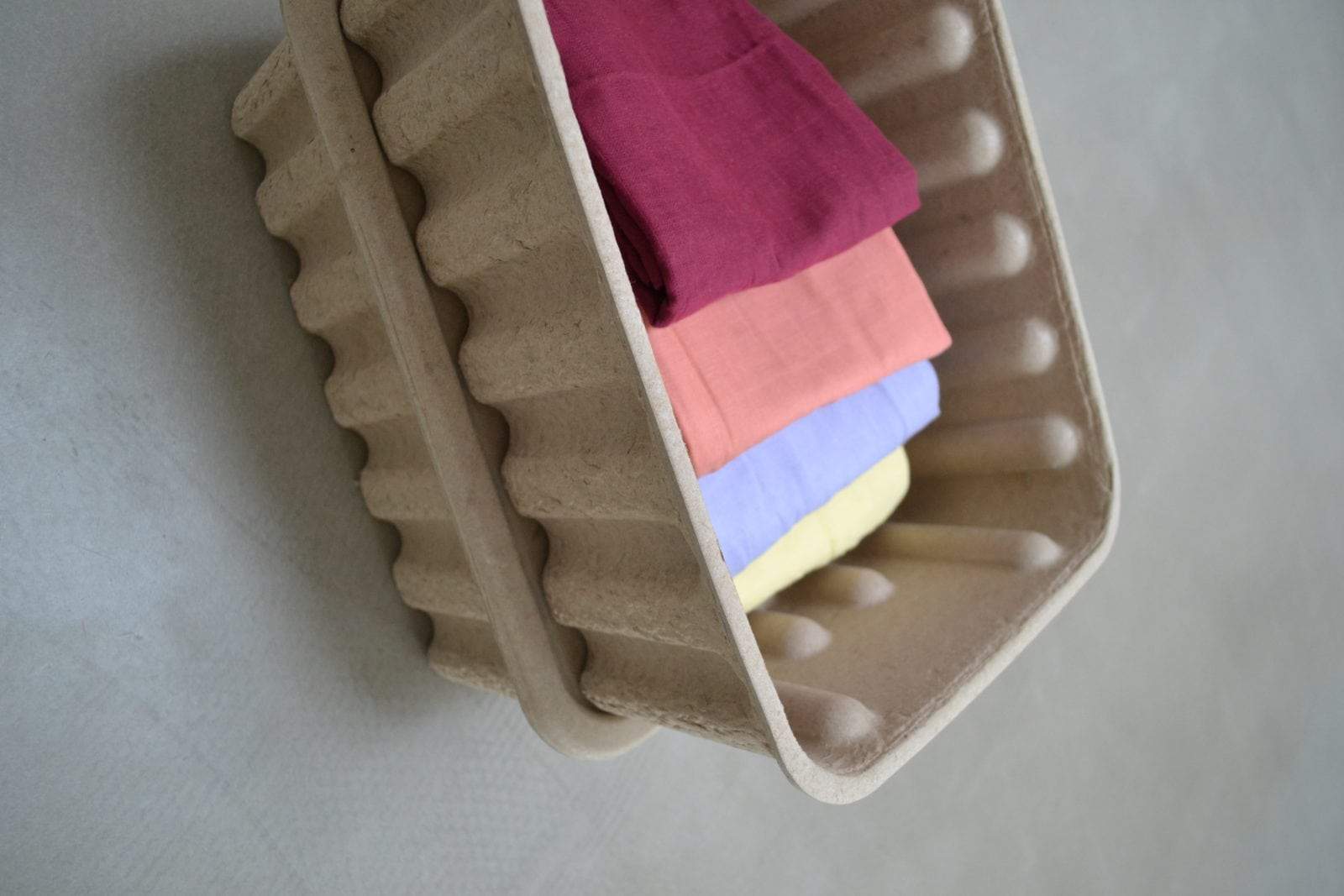 Muslin diaper deeply red Filibabba Muslin Filibabba