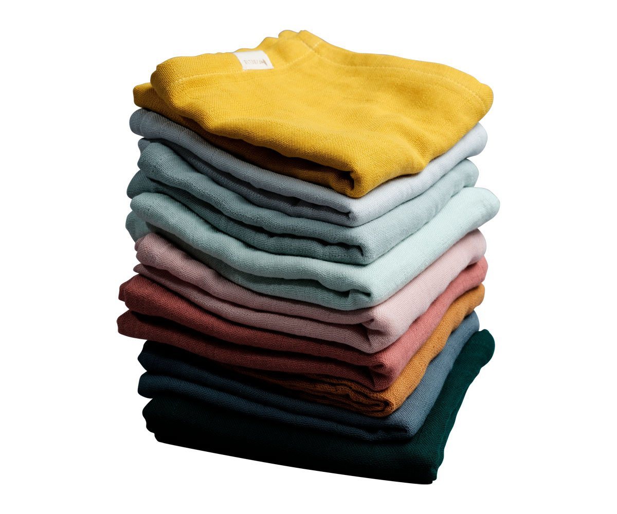 2 Pack - muslin natural/ochre Fabelab muslin Fabelab