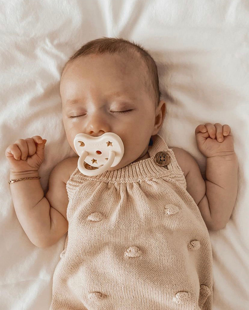 Chupeta simétrica látex milky white 0-3 M