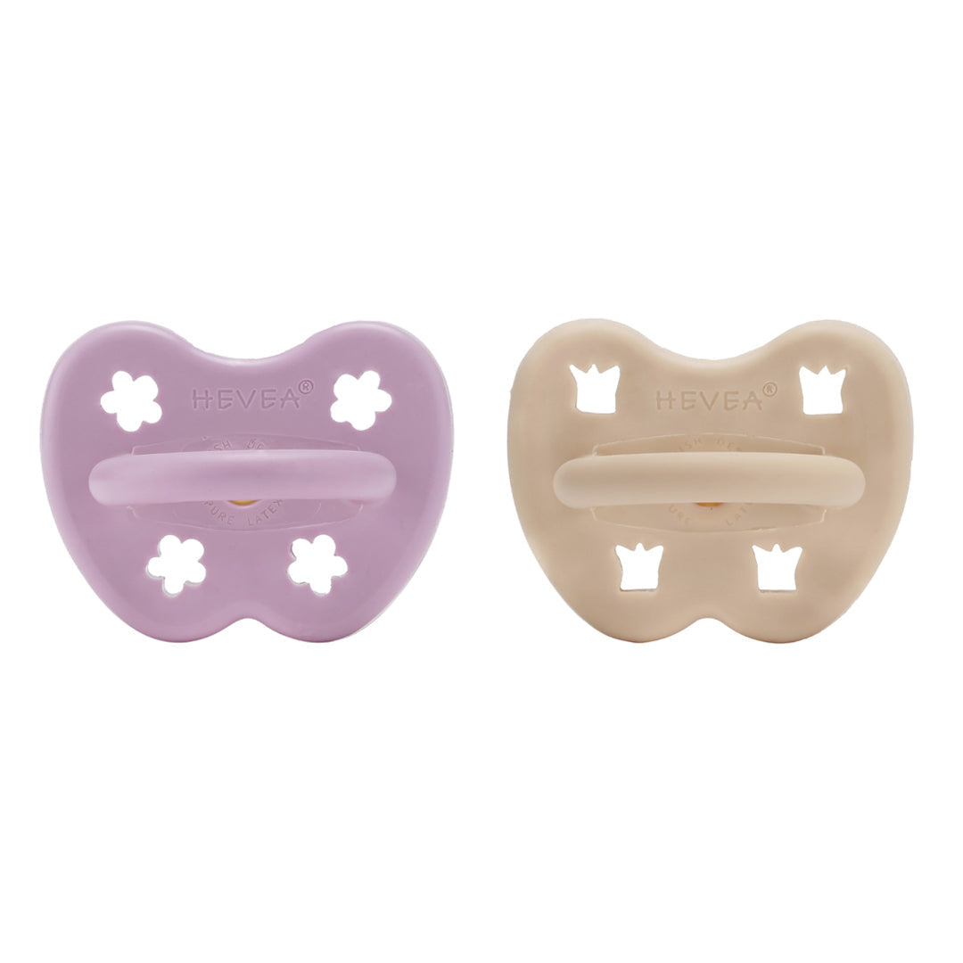 2 chupetas redondas látex nude | orchid 3-36 M