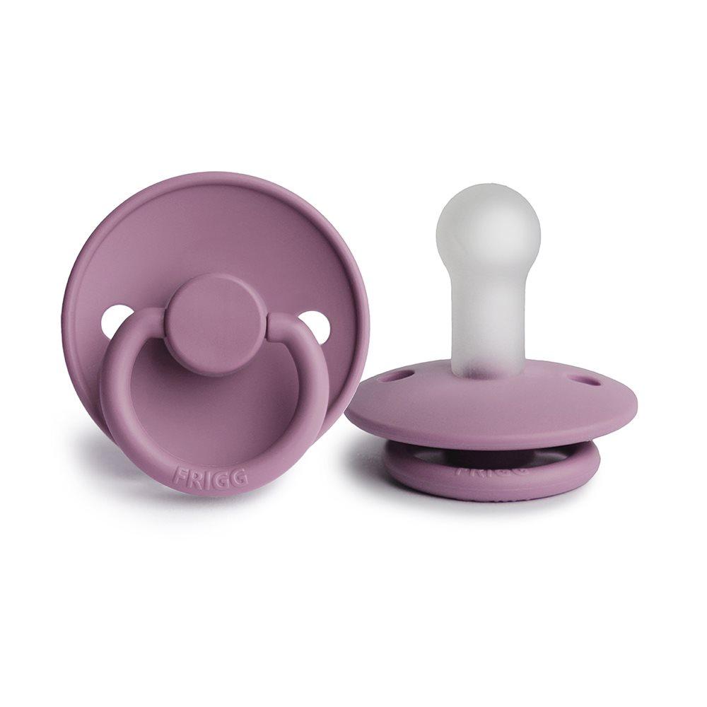 Chupeta redonda silicone heather
