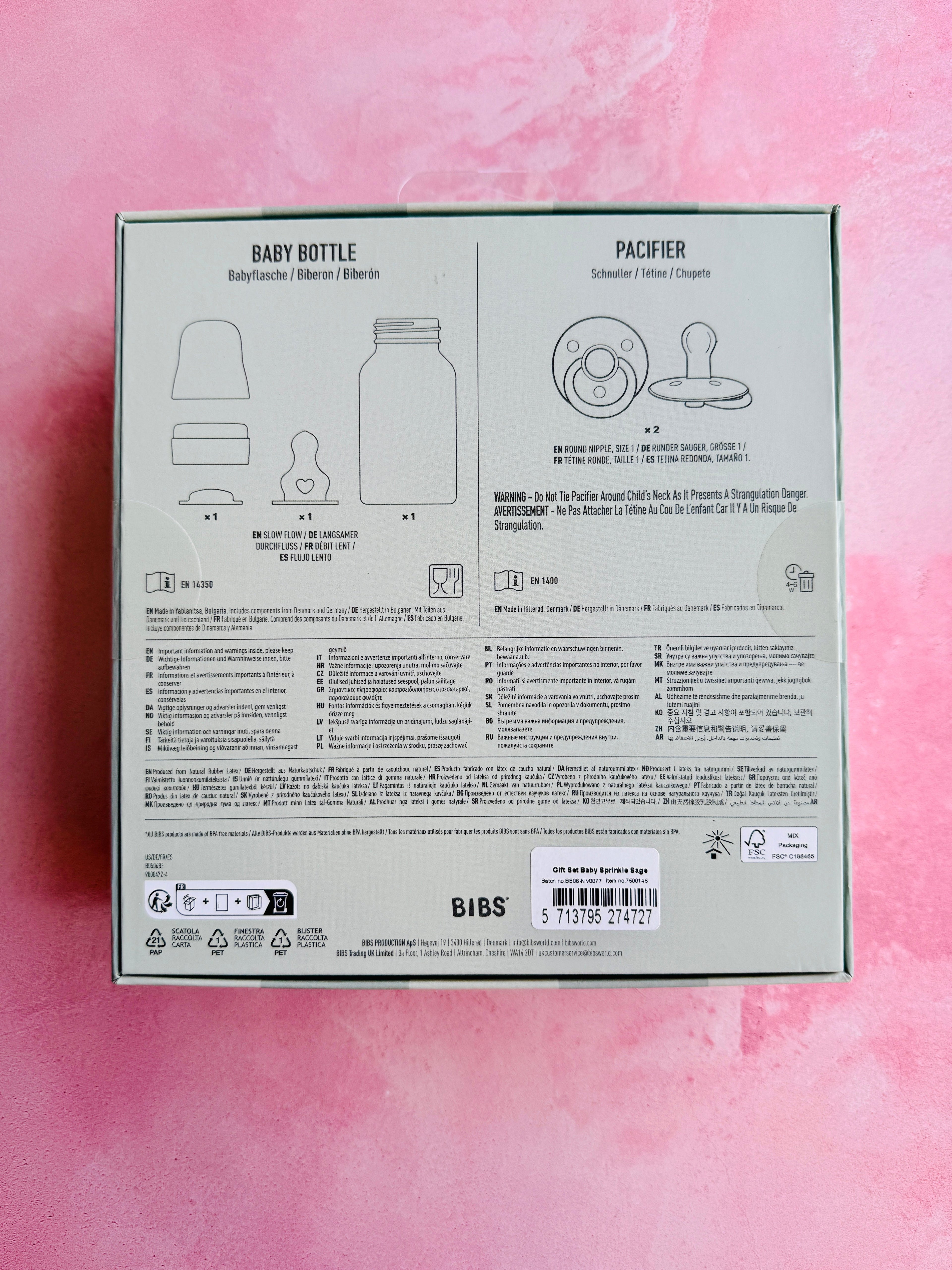 Conjunto de Presente Baby Sprinkle - Sage