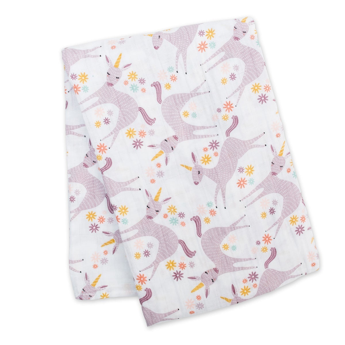 Musselina swaddle unicorn Lulujo