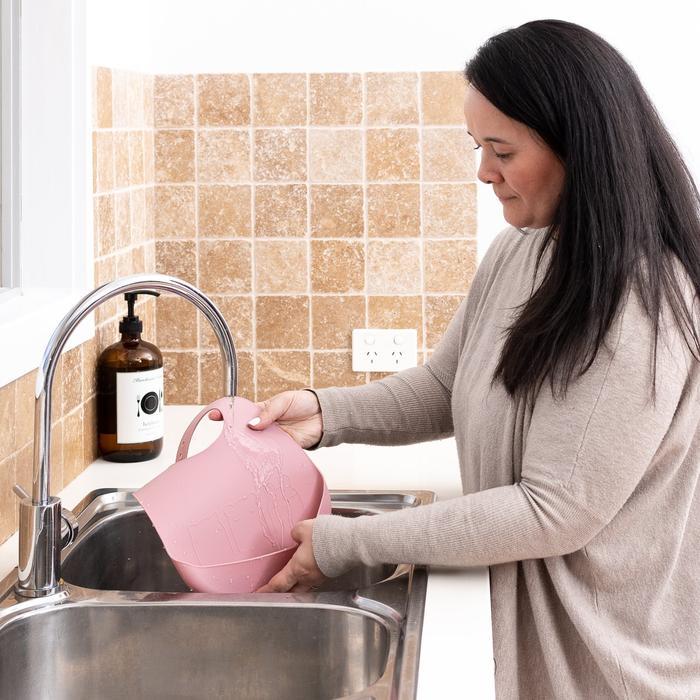 Catchie bibs - dusty rose + powder pink Dinnerware we might be tiny