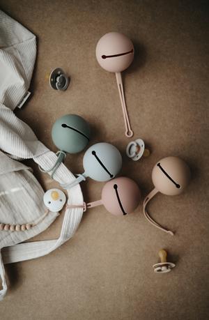 Silicone pacifier holder case dried thyme mushie pacifier case mushie