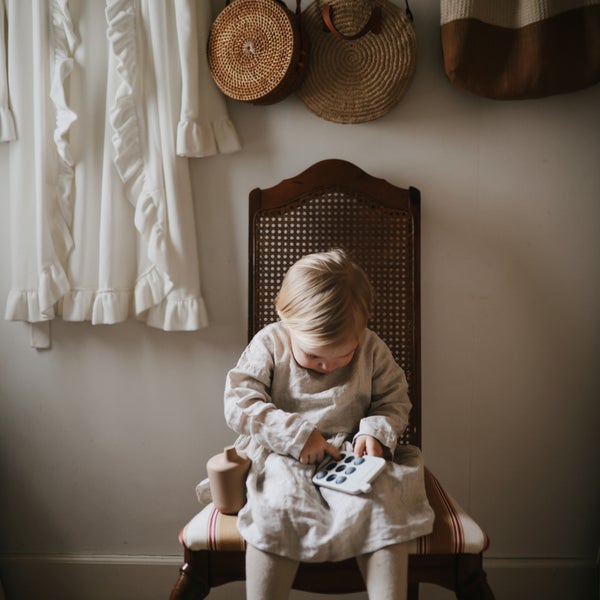 Phone press toy cambridge blue mushie Toys mushie