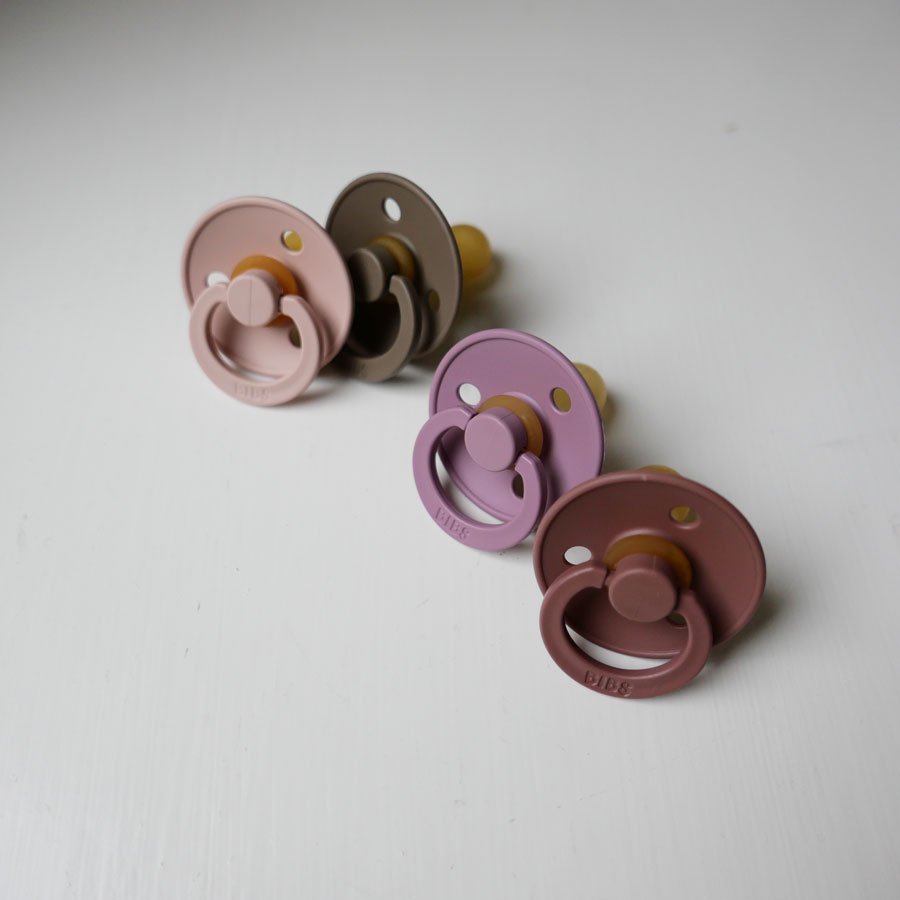 1 chupeta redonda heather BIBS Colour 6+ meses