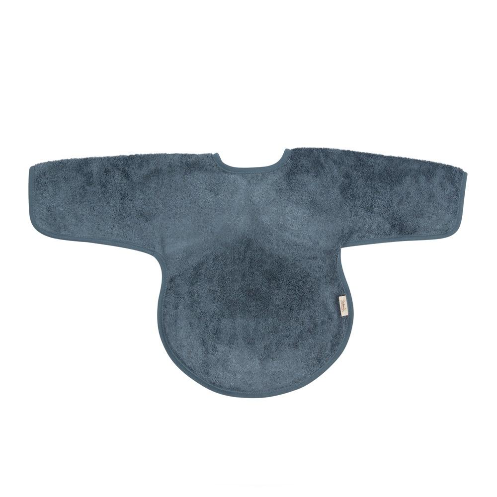 Babete de bambu com mangas marin Bib Timboo