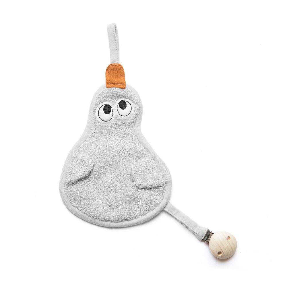 Prende-chucha patinho silver gray Pacifier clip Timboo