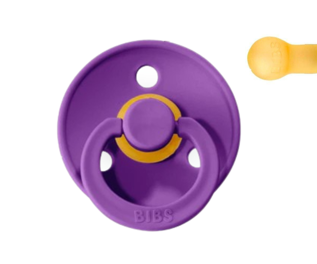 1 chupeta redonda purple BIBS Colour 0+ meses
