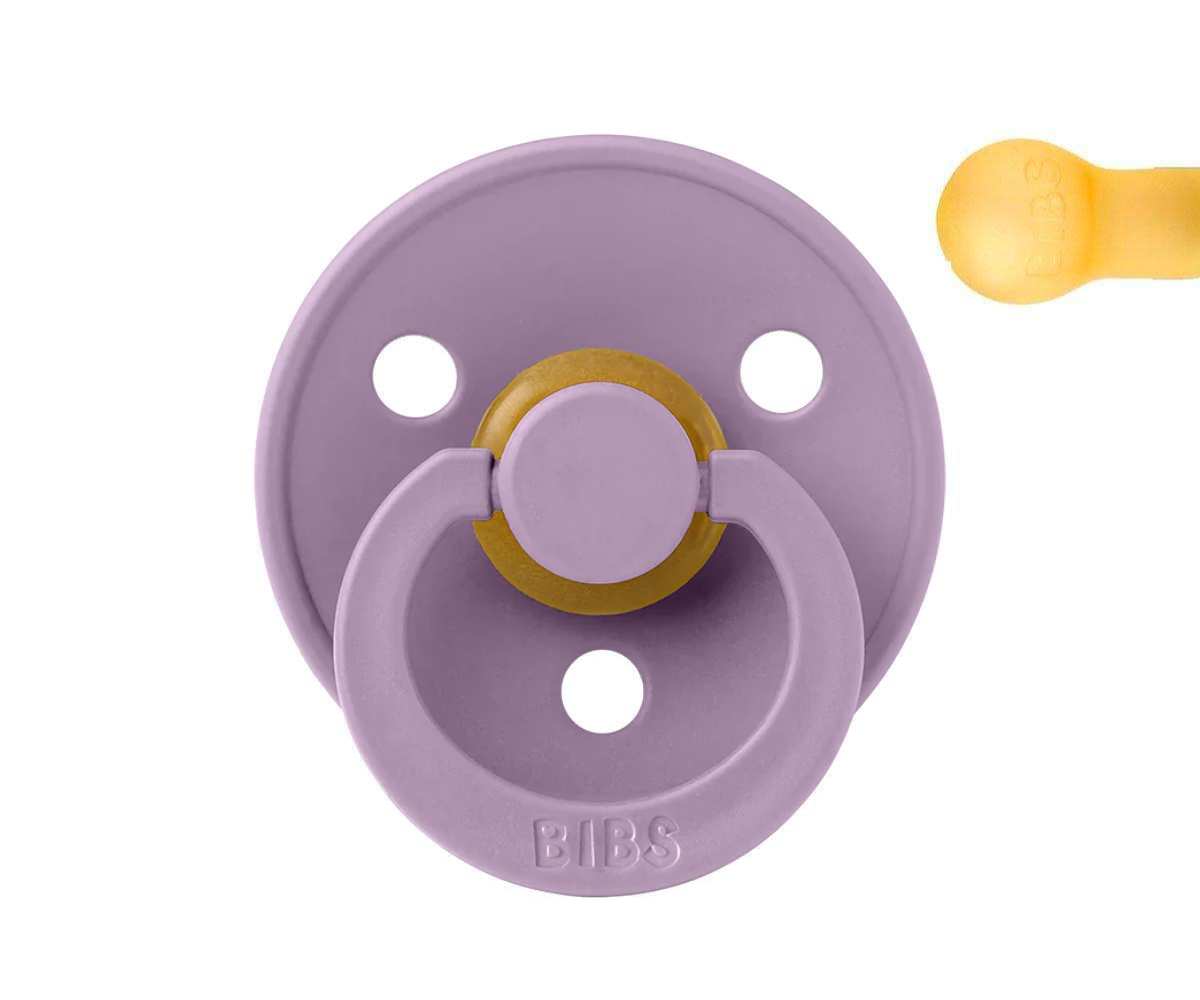1 chupeta redonda lavanda BIBS Colour 0+ meses