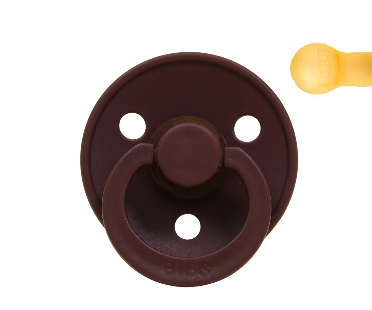 1 chupeta redonda chestnut BIBS Colour 0+ meses