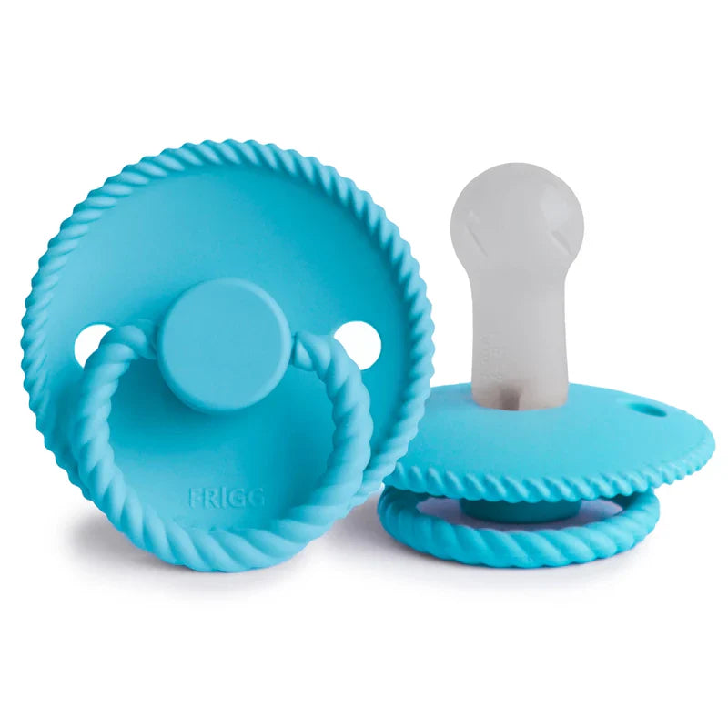 2 chupetas rope redondas SILICONE waterfall | rain forest