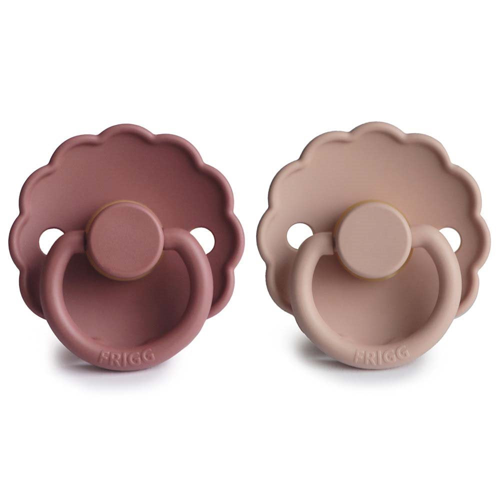 2-pack daisy pacifier blush/woodchuck FRIGG Pacifier FRIGG