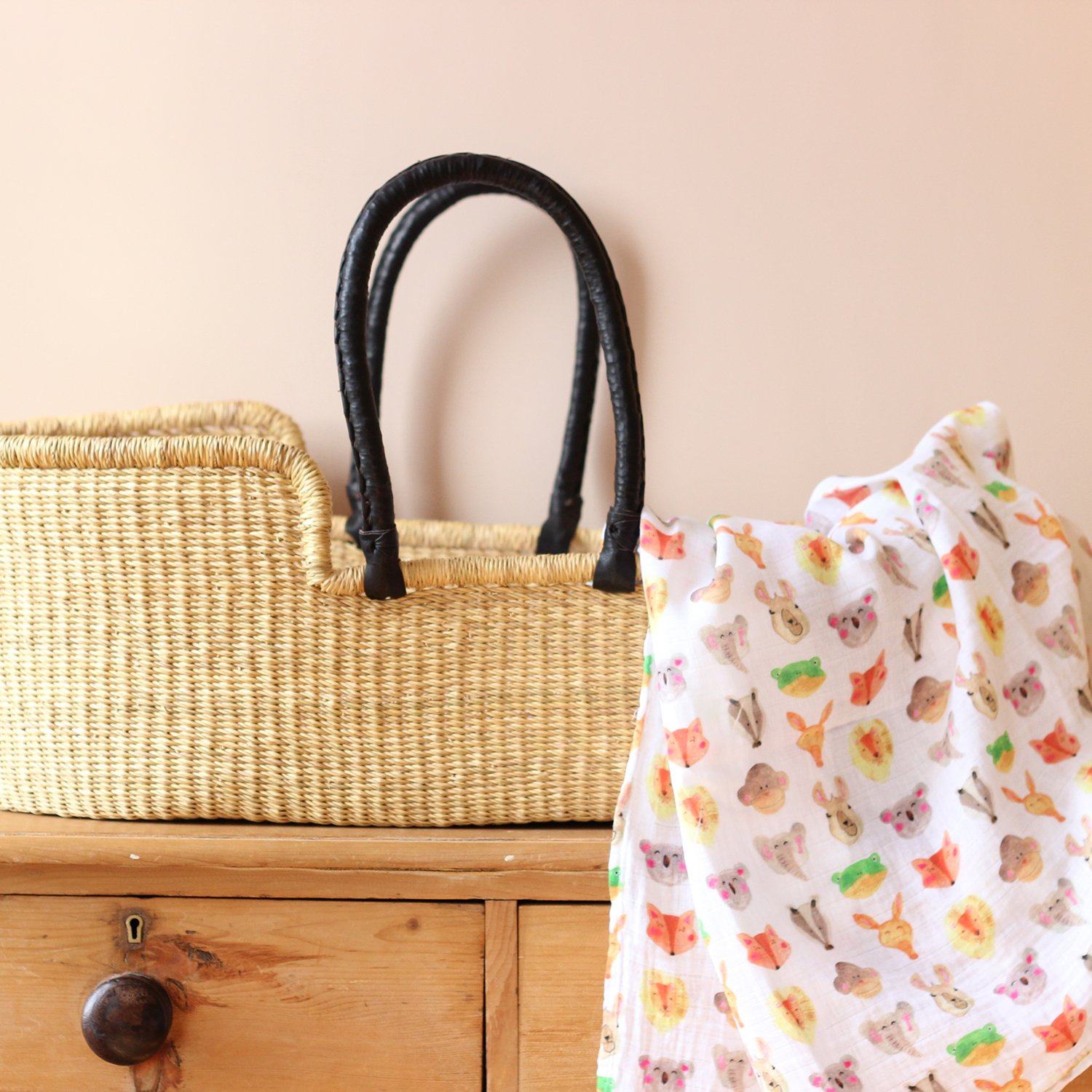 Musselina 120 cm animais Muslins Fox in the attic