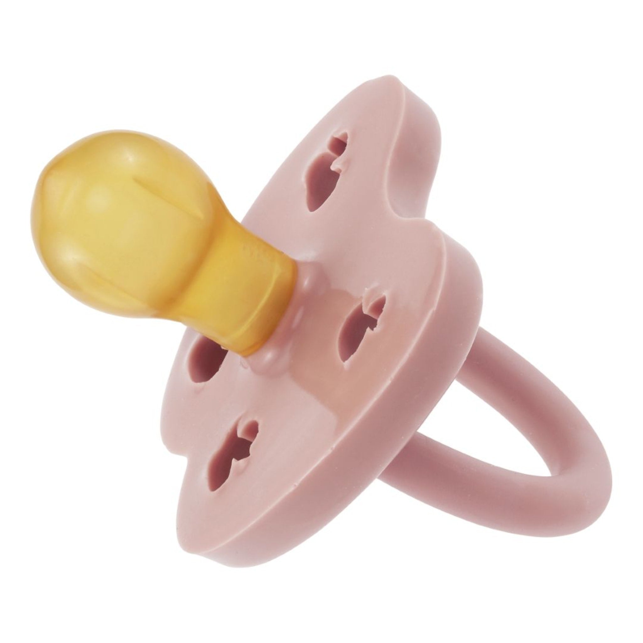 Pacifier baby blush 3-36 M round Hevea pacifier Hevea
