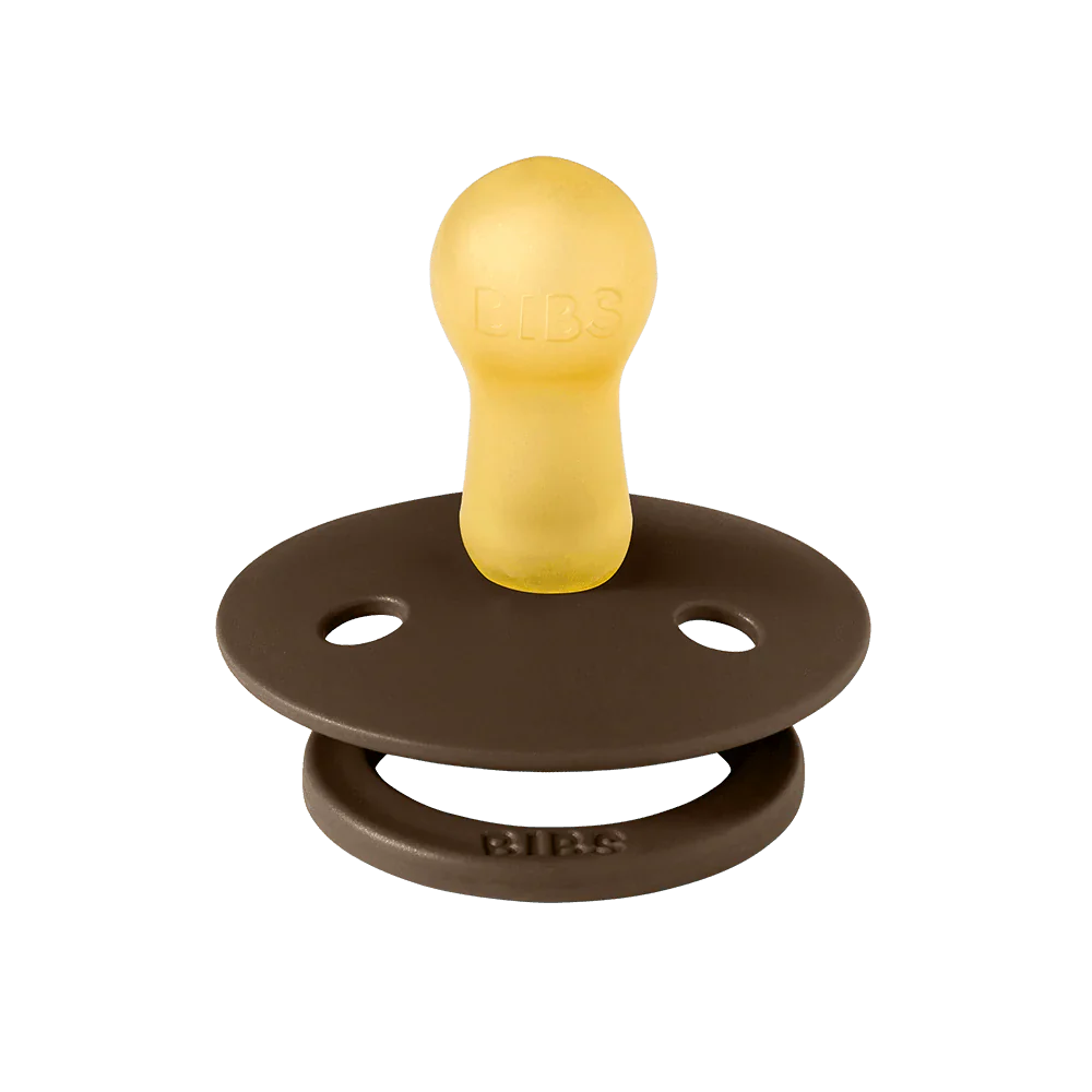 1 chupeta redonda chocolate BIBS Colour 0+ meses
